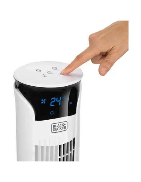 Ventilador de torre Black & Decker BXEFT48E de 81 cm blanco