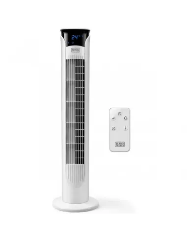 Ventilador de torre Black & Decker BXEFT48E de 81 cm blanco