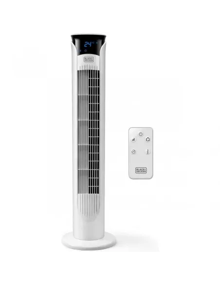 Ventilador de torre Black & Decker BXEFT48E de 81 cm blanco