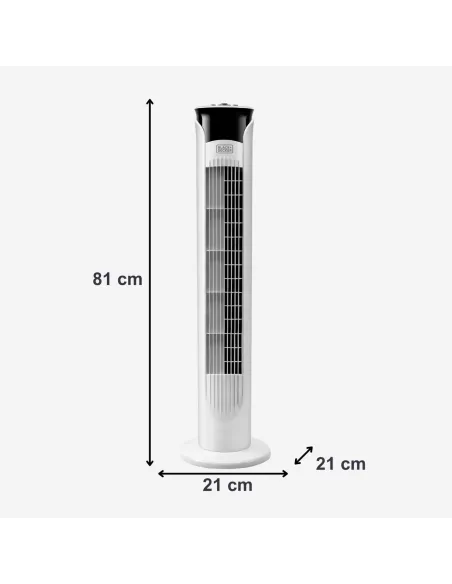 Ventilador de torre Black & Decker BXEFT47E de 45 W