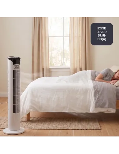 Ventilador de torre Black & Decker BXEFT47E de 45 W