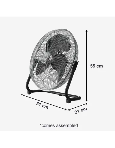 Ventilador de suelo Black & Decker BXEFF122E de 45 cm