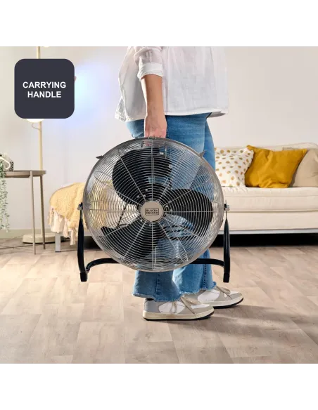 Ventilador de suelo Black & Decker BXEFF122E de 45 cm