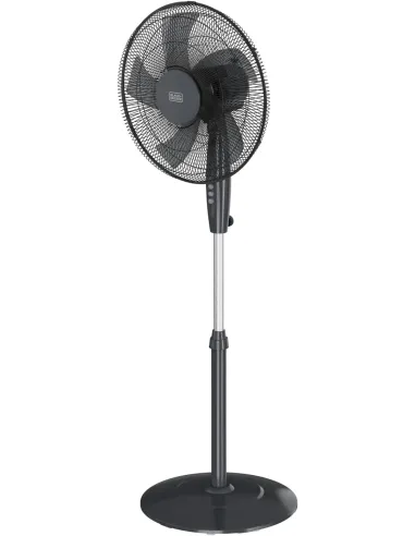 Black & Decker BXFS8000E Ventilador de Pie de 40cm , 3 Velocidades y 45W