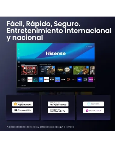 Televisor Hisense 75A7Q: 75" 4K QLED con Dolby Vision