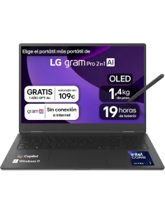 LG Gram Pro 2-en-1 16T90TP-K.AD88B Intel Core Ultra 7 255H/32GB/1TB SSD/16" W11 Home-1408838