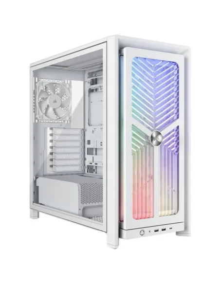 Corsair FRAME 4000X RS Blanca ARGB Vidrio Templado Modular ATX
