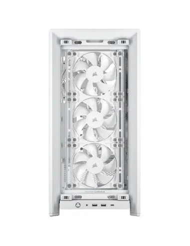 Torre Corsair FRAME 4000X RS Blanca aRGB en tamaño ATX
