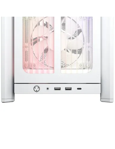 Torre Corsair FRAME 4000X RS Blanca aRGB en tamaño ATX