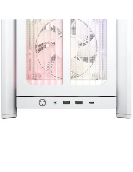 Torre Corsair FRAME 4000X RS Blanca aRGB en tamaño ATX
