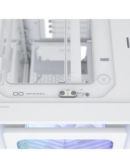 Torre Corsair FRAME 4000X RS Blanca aRGB en tamaño ATX