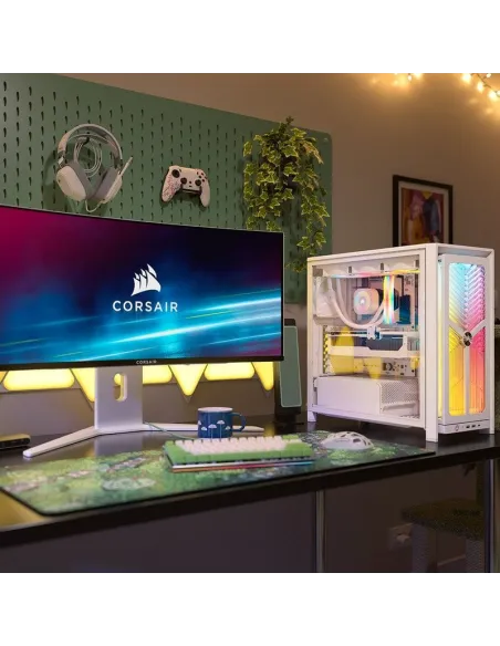Torre Corsair FRAME 4000X RS Blanca aRGB en tamaño ATX