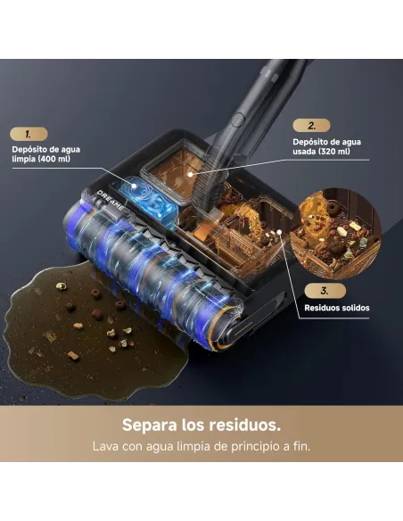 Dreame Z30 Pro Aqua-A: aspirador escoba con fregado