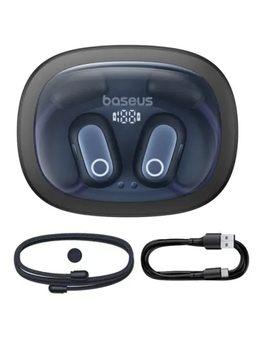 Auriculares open-ear Baseus Eli 2i Fit Negros IPX5 y 40 h