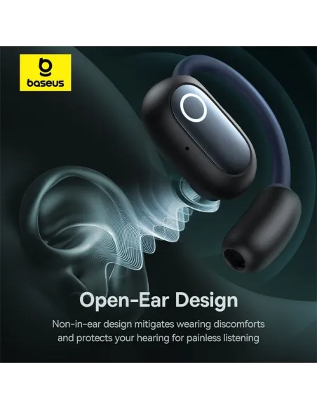 Auriculares open-ear Baseus Eli 2i Fit Negros IPX5 y 40 h
