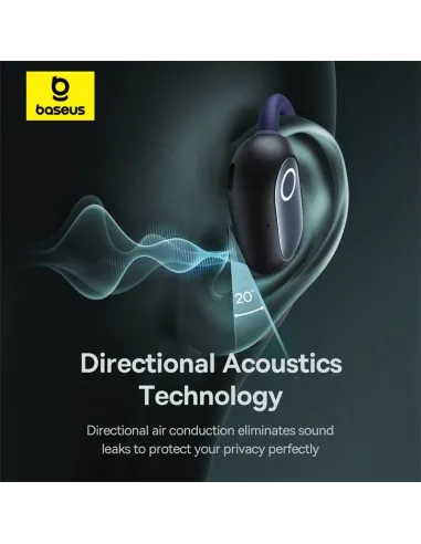 Auriculares open-ear Baseus Eli 2i Fit Negros IPX5 y 40 h