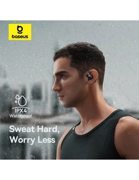 Auriculares open-ear Baseus Eli 2i Fit Negros IPX5 y 40 h