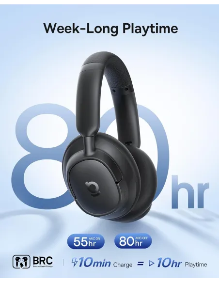 Auriculares over-ear Baseus Bass BH1 NC Negros