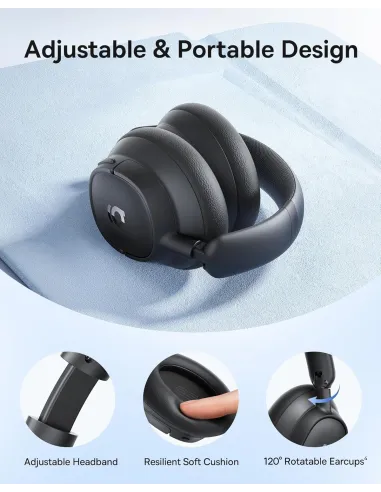 Auriculares over-ear Baseus Bass BH1 NC Negros