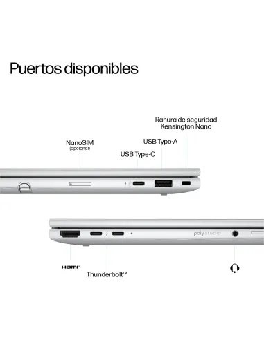 Ordenador Portátil HP EliteBook 8 Flip G1i AD2Z7ET