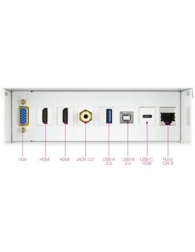 Caja de Conexiones multimedia de pared Nanocable 10.35.0004