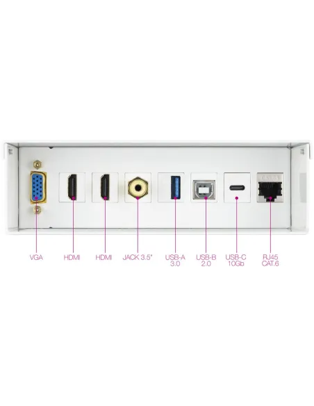 Caja de Conexiones multimedia de pared Nanocable 10.35.0004