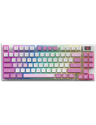 Teclado Mecánico TKL MSI FORGE GK600 Violeta