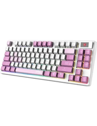 Teclado Mecánico TKL MSI FORGE GK600 Violeta