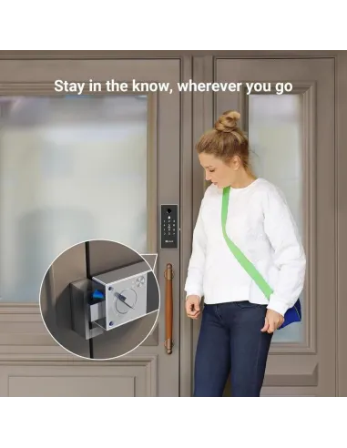 Cerradura EZVIZ DL03 Pro Wi-Fi con huella y app