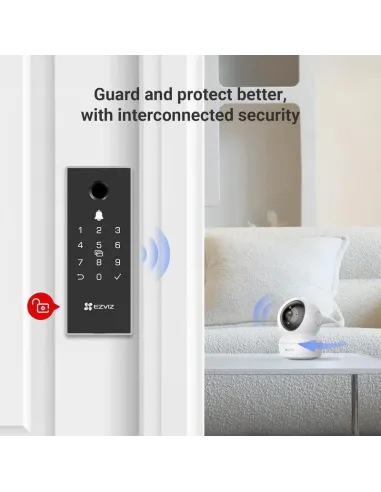 Cerradura EZVIZ DL03 Pro Wi-Fi con huella y app