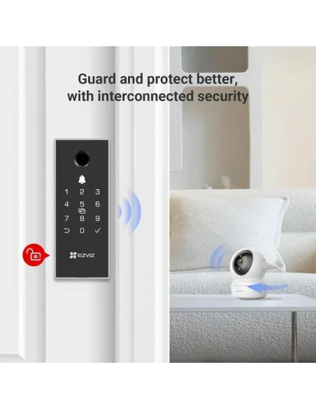 Cerradura EZVIZ DL03 Pro Wi-Fi con huella y app