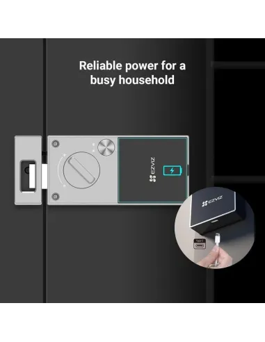 Cerradura EZVIZ DL03 Pro Wi-Fi con huella y app