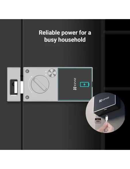 Cerradura EZVIZ DL03 Pro Wi-Fi con huella y app