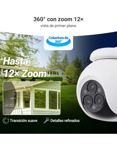 Cámara IP EZVIZ H80f Multi 2K+ × 3: triple lente y Pan/Tilt