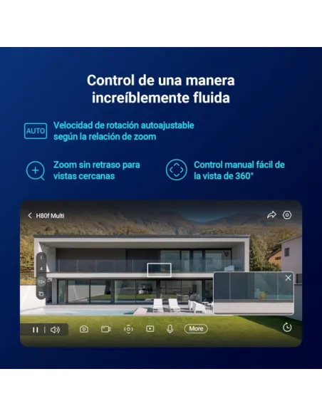 Cámara IP EZVIZ H80f Multi 2K+ × 3: triple lente y Pan/Tilt