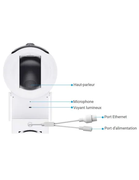 Cámara Vigilancia Exterior EZVIZ H90 Dual 2K+ doble lente