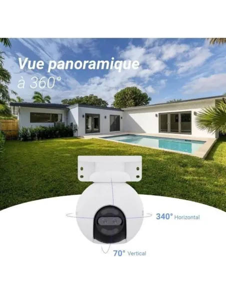 EZVIZ H80x Dual: cámara 4K PTZ exterior Wi-Fi y RJ-45