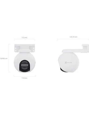 EZVIZ H80x Dual: cámara 4K PTZ exterior Wi-Fi y RJ-45