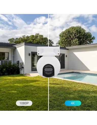 EZVIZ H80x Dual: cámara 4K PTZ exterior Wi-Fi y RJ-45