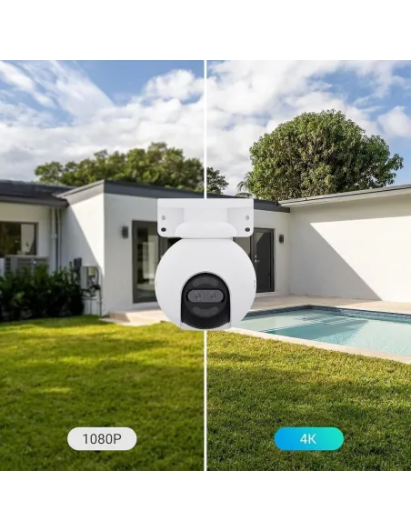 EZVIZ H80x Dual: cámara 4K PTZ exterior Wi-Fi y RJ-45