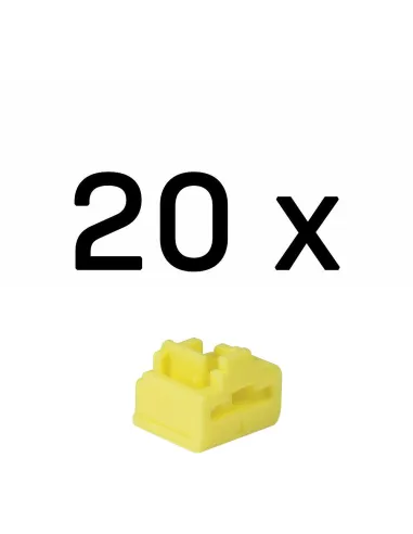 Bloqueador de Puerto RJ-45 Lindy 47901 Amarillo (20x)