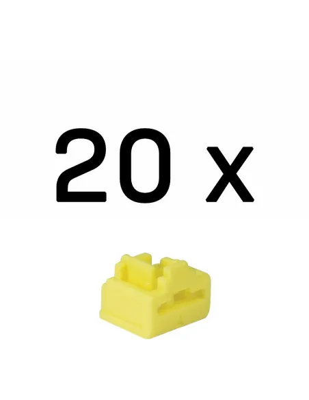 Bloqueador de Puerto RJ-45 Lindy 47901 Amarillo (20x)