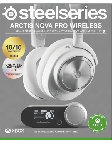 Auriculares SteelSeries Arctis Nova Pro Wireless Xbox Blanco