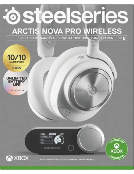 Auriculares SteelSeries Arctis Nova Pro Wireless Xbox Blanco