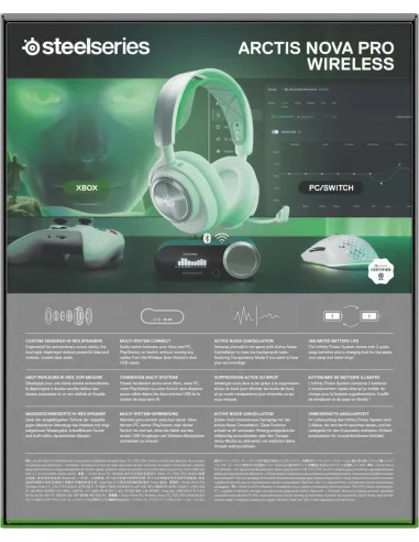 Auriculares SteelSeries Arctis Nova Pro Wireless Xbox Blanco