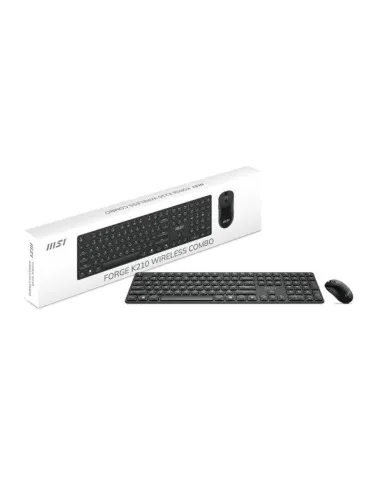 MSI FORGE K210 W: combo teclado y ratón inalámbrico