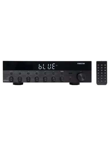 Fonestar AS-3030 Amplificador Estéreo Hi-Fi 30 30W RMS Bluetooth-USB-FM