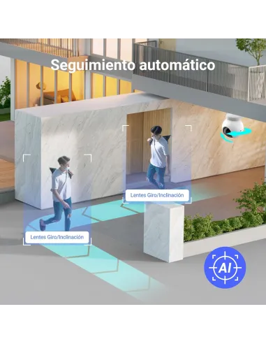 Cámara PTZ a batería con Panel Solar EZVIZ EB8 Pro 4G Kit