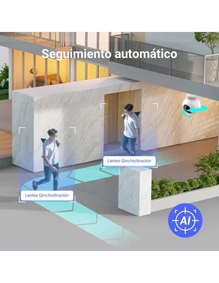 Cámara PTZ a batería con Panel Solar EZVIZ EB8 Pro 4G Kit
