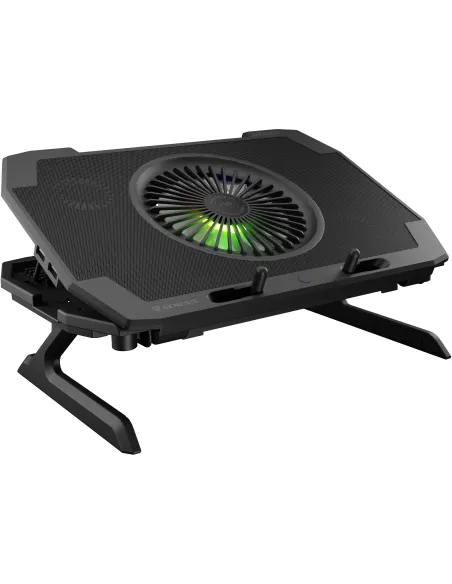 Genesis Oxid 850 RGB Negra Base Refrigeradora para Portátiles hasta 17.3"